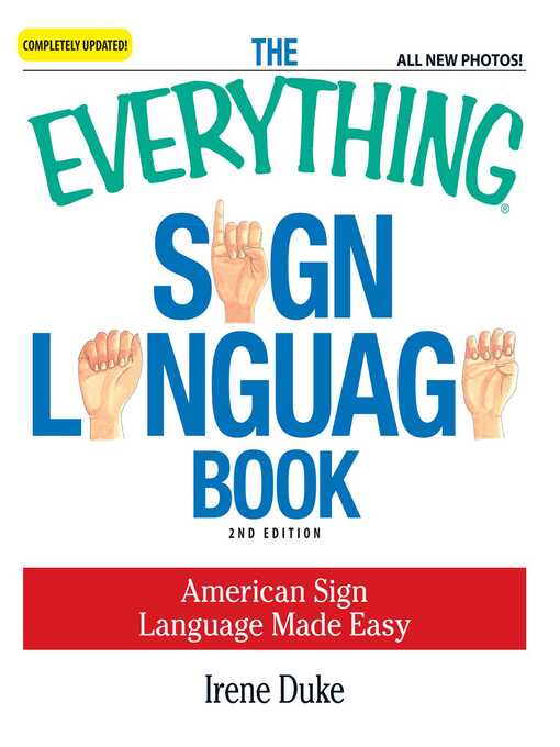 Title details for The Everything Sign Language Book by Irene Duke - Available
